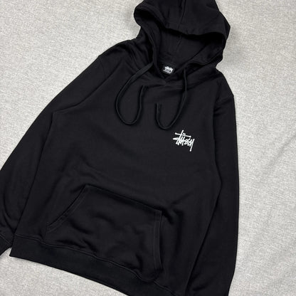 Stussy Basic Logo Black Hoodie