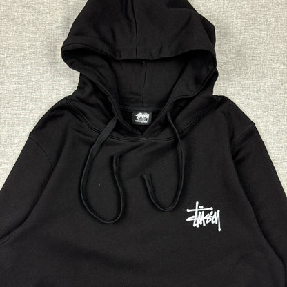 Stussy Basic Logo Black Hoodie