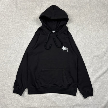 Stussy Basic Logo Black Hoodie