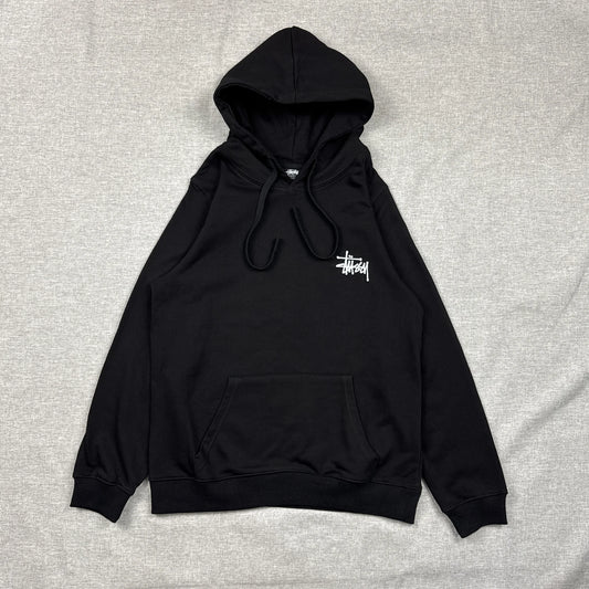 Stussy Basic Logo Black Hoodie