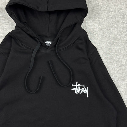 Stussy Basic Logo Black Hoodie