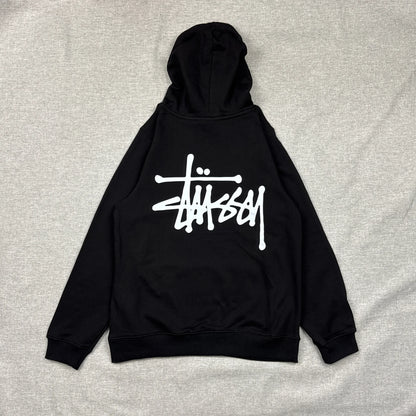 Stussy Basic Logo Black Hoodie