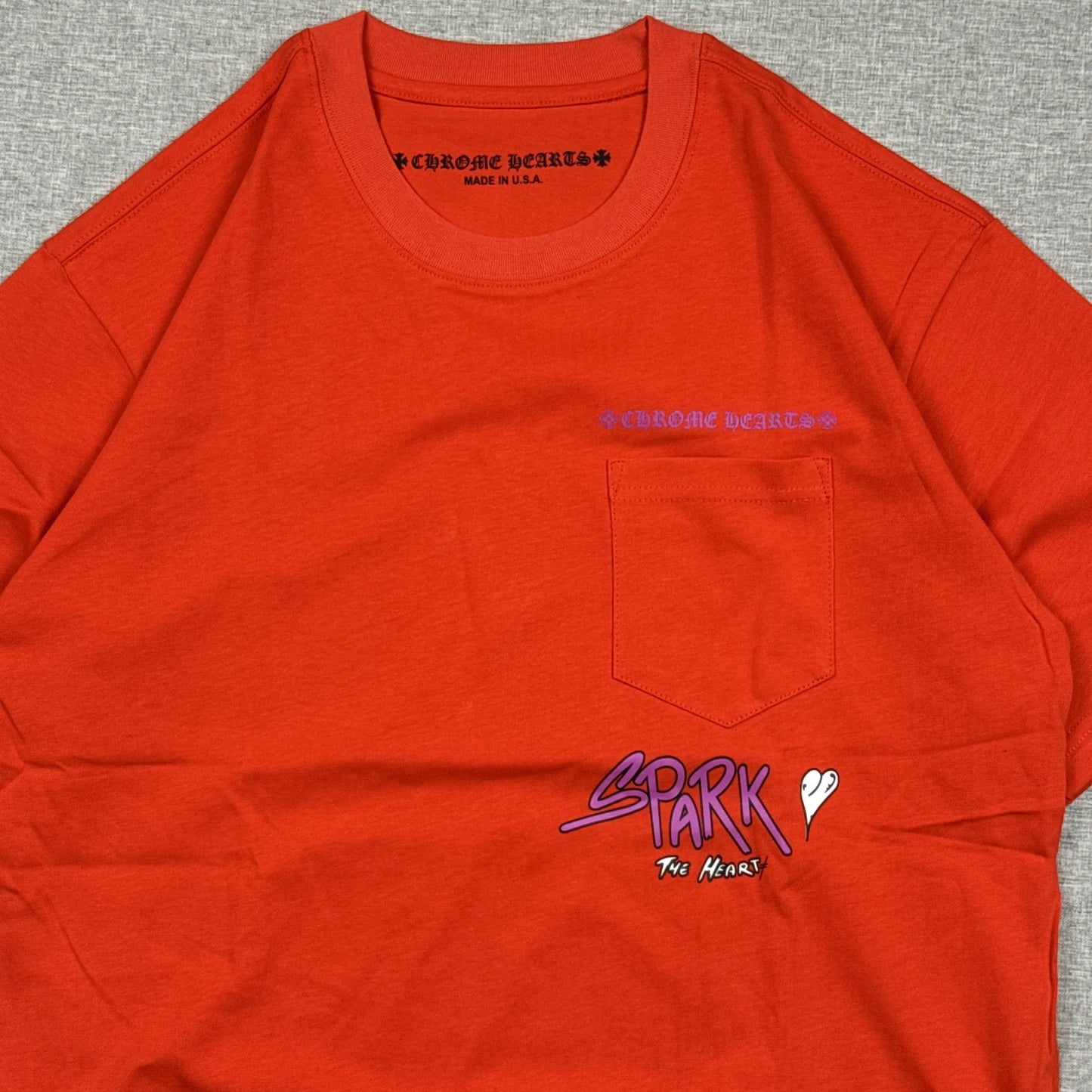 Chrome Hearts Matty Boy Pocket Red Tee