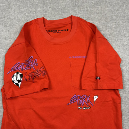 Chrome Hearts Matty Boy Pocket Red Tee