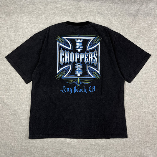 West Coast Choppers Blue Cross LB, CA