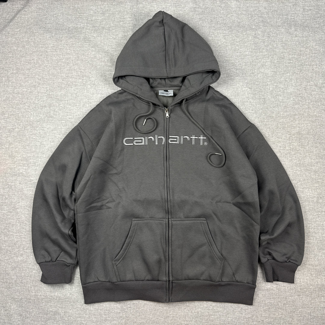 Carhartt Logo Hoode Gray