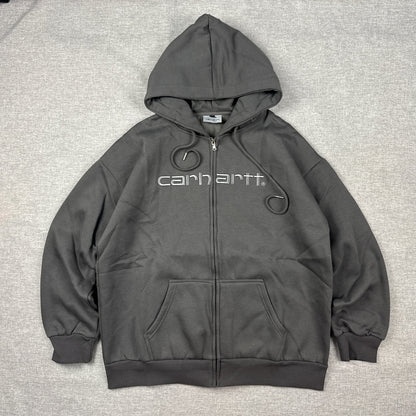 Carhartt Logo Hoode Gray