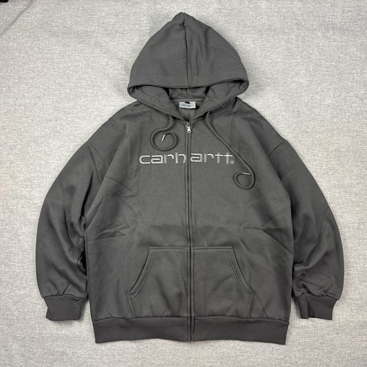 Carhartt Logo Hoode Gray