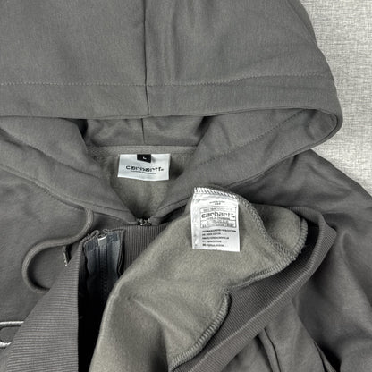 Carhartt Logo Hoode Gray